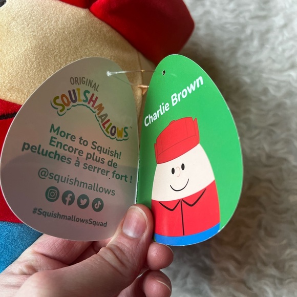 🆕 2023 Peanuts Charlie Brown Christmas squishmallow 8” - Picture 6 of 9